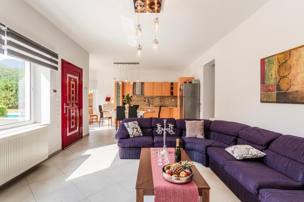Villa Stymfalia - Luxury Mansion With Private Pool Karteri  Exterior foto