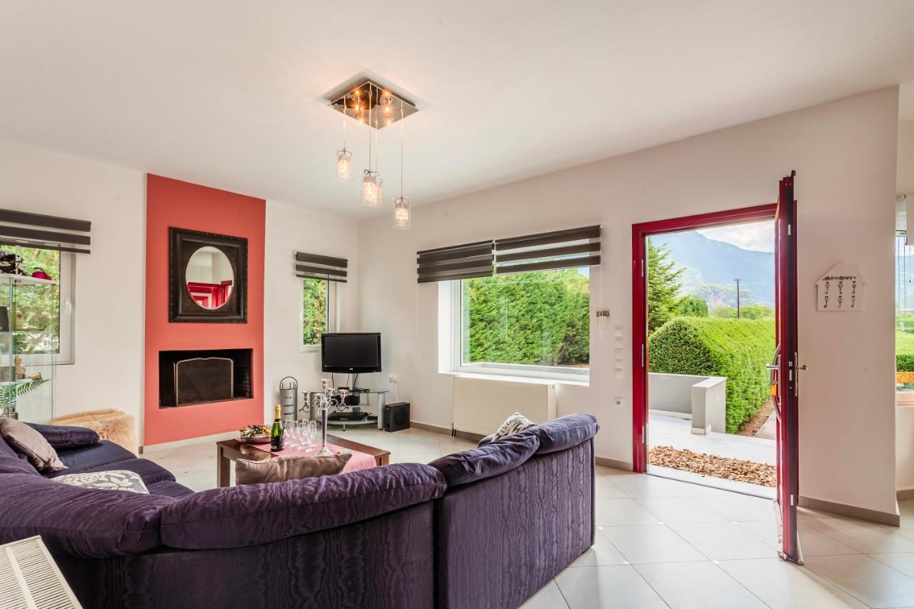 Villa Stymfalia - Luxury Mansion With Private Pool Karteri  Exterior foto