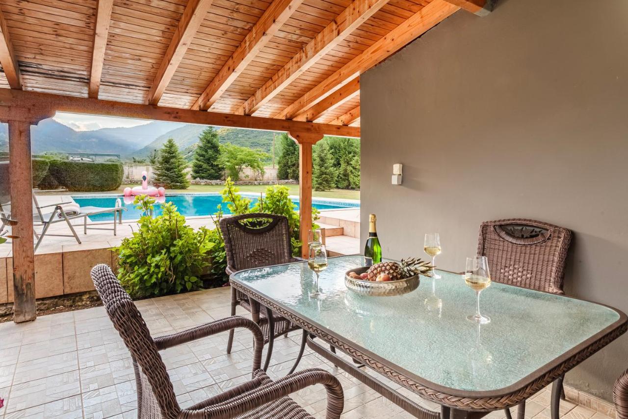 Villa Stymfalia - Luxury Mansion With Private Pool Karteri  Exterior foto