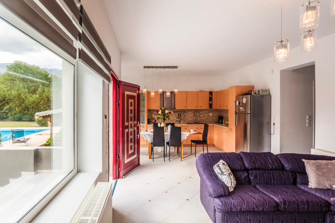 Villa Stymfalia - Luxury Mansion With Private Pool Karteri  Exterior foto