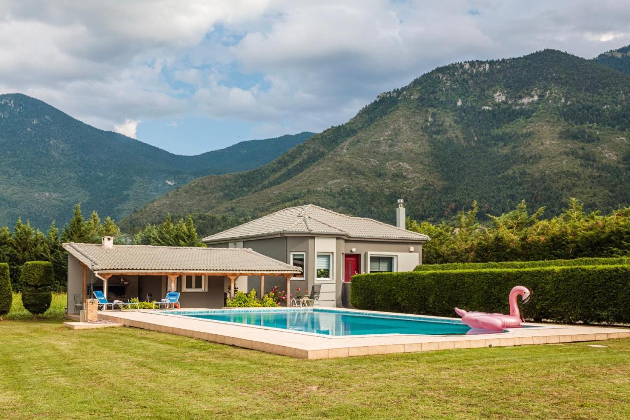 Villa Stymfalia - Luxury Mansion With Private Pool Karteri  Exterior foto